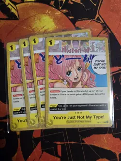 One Piece CCG You're Just Not My Type (UC) OP11-115 A Fist of Divine Speed x4 - Image 1