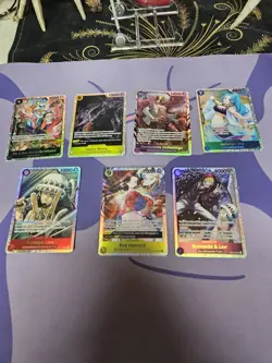 Super Rare Lot boa One Piece CCG OP14 The Azure Seas Seven Lot of 7 Gecko Moria - Image 1