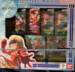 One Piece TCG Illustration Box Vol.1-4 Bundle,English Version Factory Sealed New - Image 4