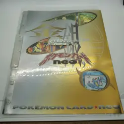 Pokemon Card Japanese Neo Genesis Premium File 1 Folder Typhlosion - Mint - Image 1