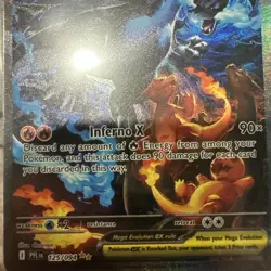 Mega Charizard X ex SAR 125/094 Phantasmal Flames English 2025 - CHASE CARD - Image 2