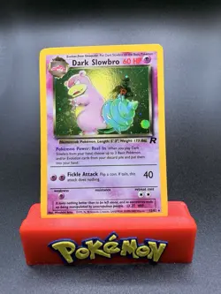 Dark Slowbro 12/82 Team Rocket Set Holo Rare Pokemon Card Nintendo TCG WOTC NM - Image 1