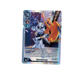Digimon CCG Omnimon BT5-086 SR Foil Card NM - Image 1