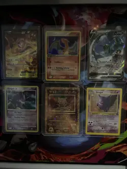 Pokemon Card Lot 6 Cards- Gengars, Charizards, Rayquaza And Ancient Mew - Image 2
