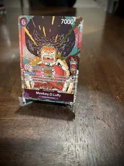 One Piece Monkey D Luffy OP07-073 BANDAI CARD GAMES Fest Promo Card English - Image 2