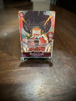One Piece Monkey D Luffy OP07-073 BANDAI CARD GAMES Fest Promo Card English - Image 3