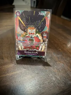 One Piece Monkey D Luffy OP07-073 BANDAI CARD GAMES Fest Promo Card English - Image 5
