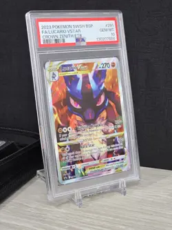Pokemon Card TCG Lucario VSTAR SWSH291 Sword & Shield Promo Holo PSA 10 Gem Mint - Image 1