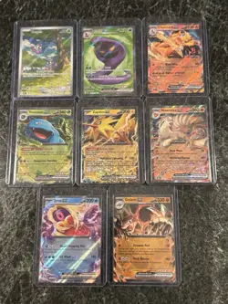 Pokemon 151 (8) Card Lot Tangela Illustration Rare Arbok Full Art Charizard EX - Image 1