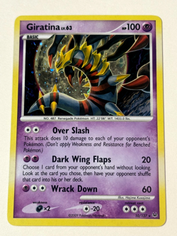 Giratina 10/127 Holo Rare, DP Supreme Victors, MP Pokemon Card, - Image 1