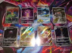 Pokemon 8 Card Illustration Lot, Stufful, Dolliv, Piplup, Victini, And More!!!! - Image 1