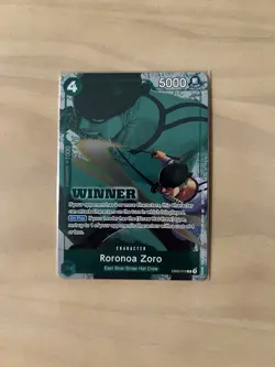 Roronoa Zoro (Winner Pack 2025 Vol. 3) EB02-019 One Piece Promo Cards Foil NM/M - Image 1
