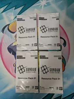 1x Gundam Card Game SEALED Resource Pack 01 - Image 2