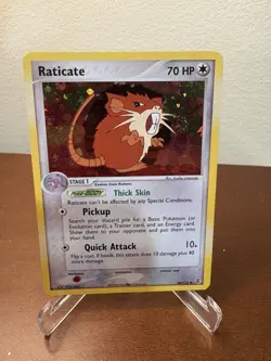 Pokemon TCG Raticate Card English, Fire Red, Leaf Green, Reverse Holo, 48/112 NM - Image 1
