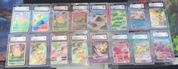 Lot of 16 CGC Graded Pokemon Cards Sword & Shield SV See Pics - Image 1
