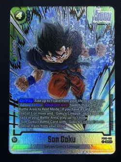 Son Goku FB08-100 Alternate Art Saiyan's Pride Dragon Ball English Card Fusion W - Image 1