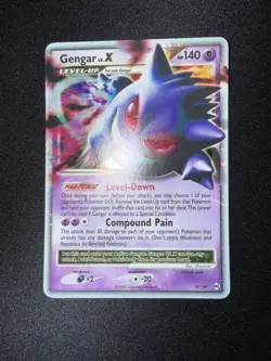 Pokemon Gengar TCG LV.X Platinum Arceus Holo Ultra Rare Card 97/99 - Image 3