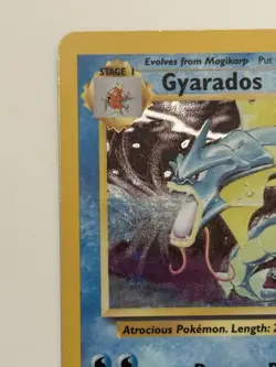 Pokemon Gyarados TCG Base Set Holo Rare Card 6/102 MP-LP Condition - Image 3