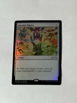 MTG Arcane Signet MagicCon Promo 001 Festival Foil 2022 2023 PRM Secret Lair - Image 1