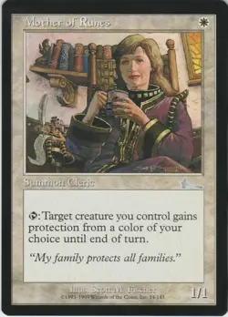 MTG 1X Mother of Runes X1 Urza's Legacy Magic LP - Image 1