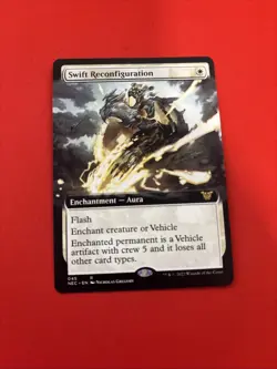 Swift Reconfiguration (Extended Art) Commander: Kamigawa: Neon Dynasty Mtg Magic - Image 1