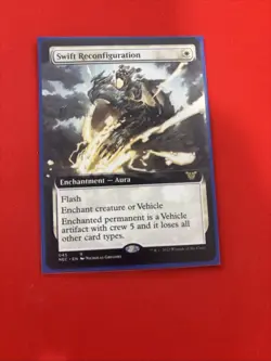 Swift Reconfiguration (Extended Art) Commander: Kamigawa: Neon Dynasty Mtg Magic - Image 3