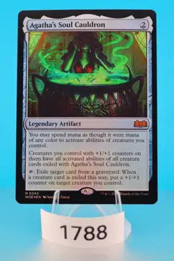 MTG Agatha's Soul Cauldron Wilds of Eldraine Foil #242 - Image 1