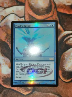 NM FOIL Judge Promo Mind's Desire JDG MTG Magic the Gathering - Image 1