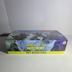 MAGIC THE GATHERING MARCH OF THE MACHINE SET BOOSTER BOX ENGLISH OPEN BOX - Image 1