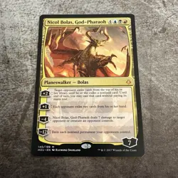 Nicol Bolas, God-Pharaoh - Hour of Devastation - MTG Magic the Gathering - NM - Image 1