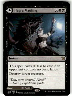 Zendikar Rising Hagra Mauling // Hagra Broodpit Expansion/Rare - Image 1