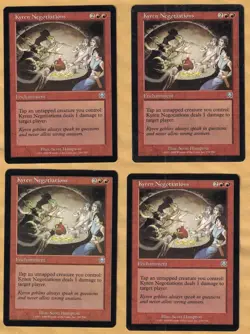 4x Kyren Negotiations (Mercadian Masques, Uncommon, English, 1999) MTG 4 - Image 1