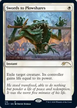 1x Swords to Plowshares (110) Light Play MTG Magic - Kid Icarus - - Image 1