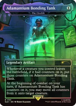 Adamantium Bonding Tank (The Ozolith) Foil Marvel Secret Lair NM MTG - Image 1