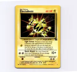Electabuzz #2 WB Promo Stamp Pokemon the First Movie 1999 Stamped Pokemon TCG - Image 1