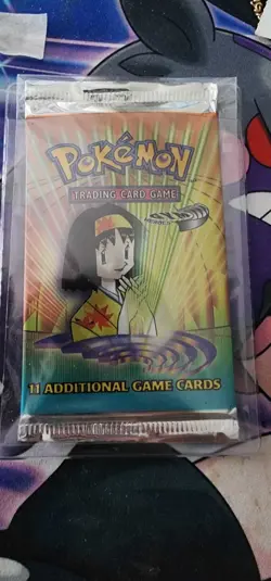 Sealed Erika Gym Heroes 2000 Pokemon Unlimited Booster Pack - Image 1