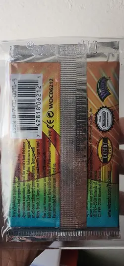 Sealed Erika Gym Heroes 2000 Pokemon Unlimited Booster Pack - Image 2