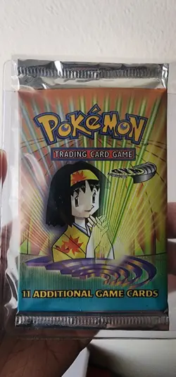 Sealed Erika Gym Heroes 2000 Pokemon Unlimited Booster Pack - Image 3