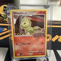 Ninetales - 3/16 - Pokemon Rumble - Holo Stamped - Pokemon TCG 2009 Vintage - Image 1