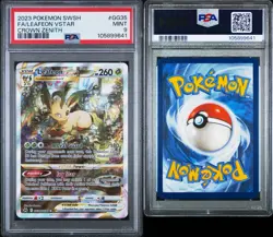 Leafeon VSTAR GG35/GG70 Holo Pokemon Crown Zenith Galarian Gallery Mint PSA 9 - Image 1