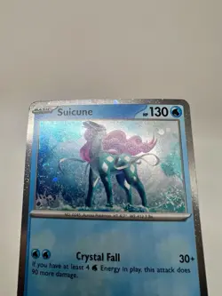 Pokemon - Suicune 026/094 Phantasmal Flames Promo (Cosmos Holo) DOUBLE SWIRL 🌀 - Image 4