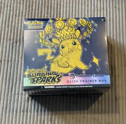Pokemon Surging Sparks ETB Pokemon Center Exclusive Edition Sealed Case Fresh!!! - Image 1