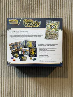Pokemon Surging Sparks ETB Pokemon Center Exclusive Edition Sealed Case Fresh!!! - Image 2