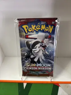 Pokemon Sun & Moon Crimson Invasion Booster Pack Factory Sealed - Image 2