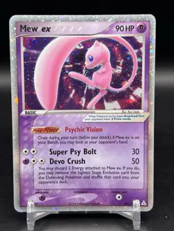 Mew ex 100/110 Pokemon Holon Phantoms Ultra Rare English LP - Image 1