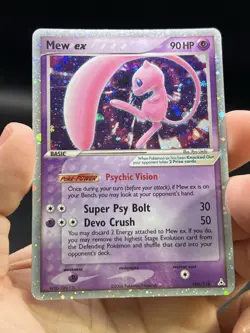 Mew ex 100/110 Pokemon Holon Phantoms Ultra Rare English LP - Image 3