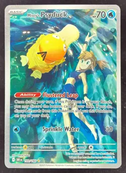 2025 Pokemon SV Destined Rivals - DRI EN #193/182 Misty's Psyduck - Image 1