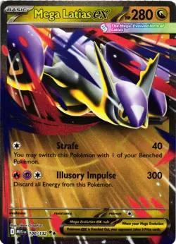 Pokemon TCG Latias Ex 100/132 Mega Evolution NM - Image 1