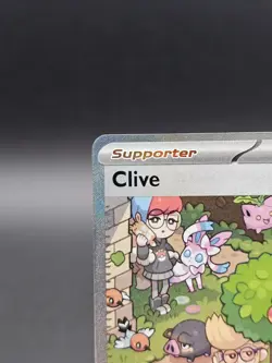 💥 Clive 236/091 Paldean Fates Special Illustration Rare Holo Pokemon TCG 2024 - Image 2