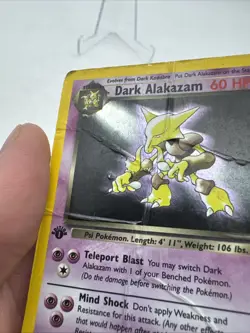 Pokemon TCG Dark Alakazam 1/82 Team Rocket Holo 1st Edition - HP - Image 3